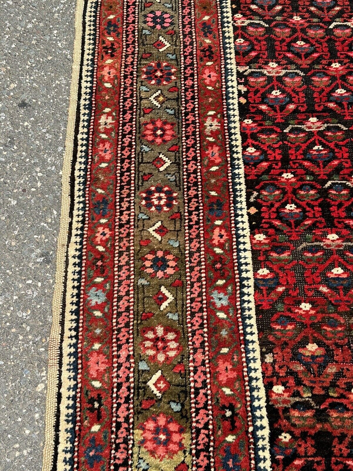 Antique Caucasian Armenian Gharabagh Rug 4.5x8.7