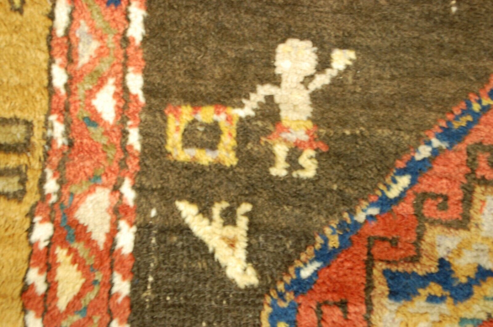 Antique Caucasian Shirvan Rug, 4'8" x 6'7