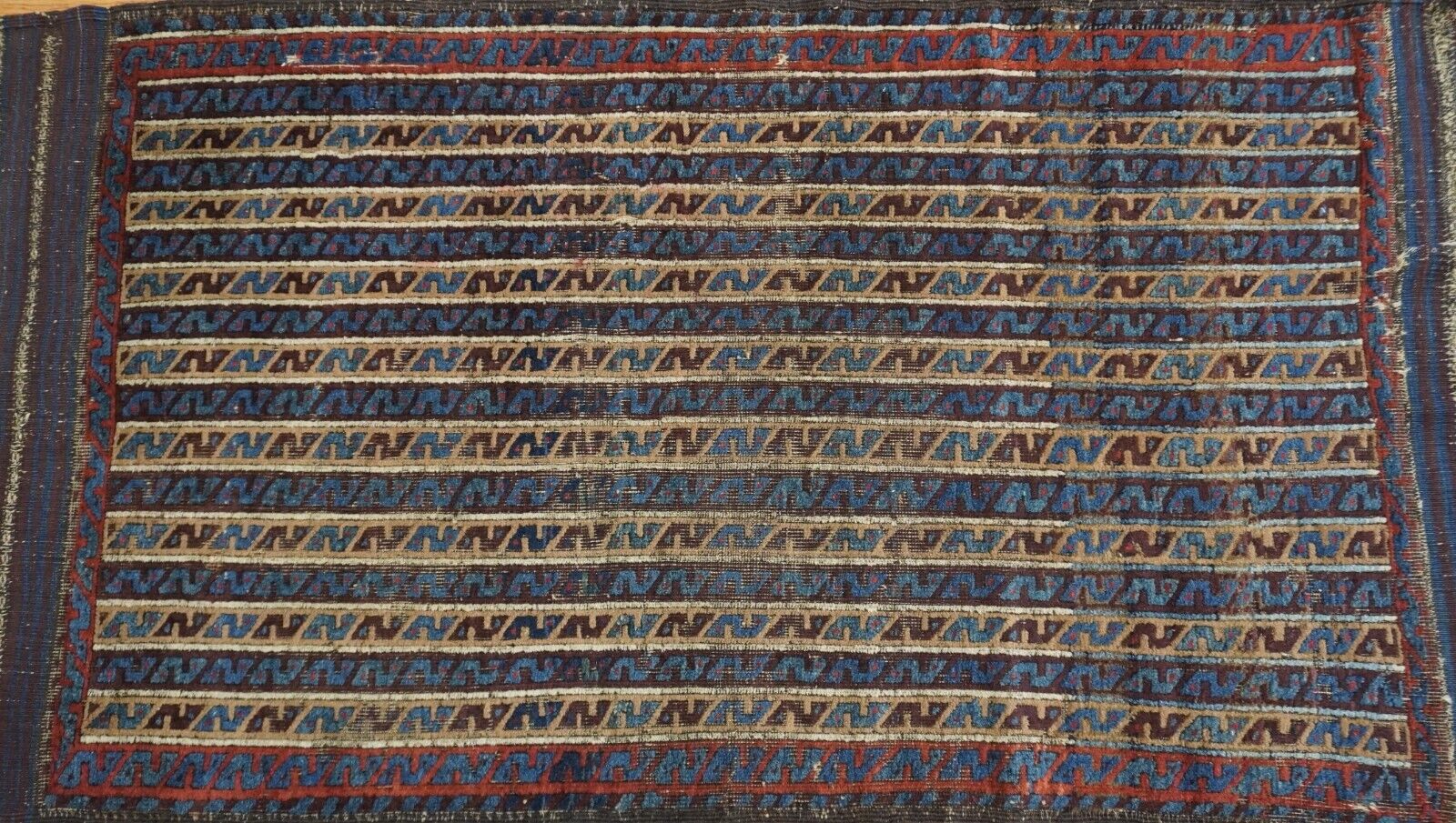 Antique Baluch Hand-Knotted Wool Tribal Rug 3' x 5'5