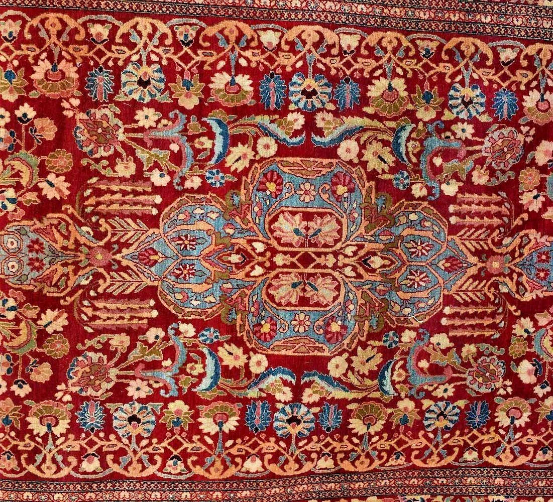 Authentic Antique Middle Eastern Ahmad Rug 1900s