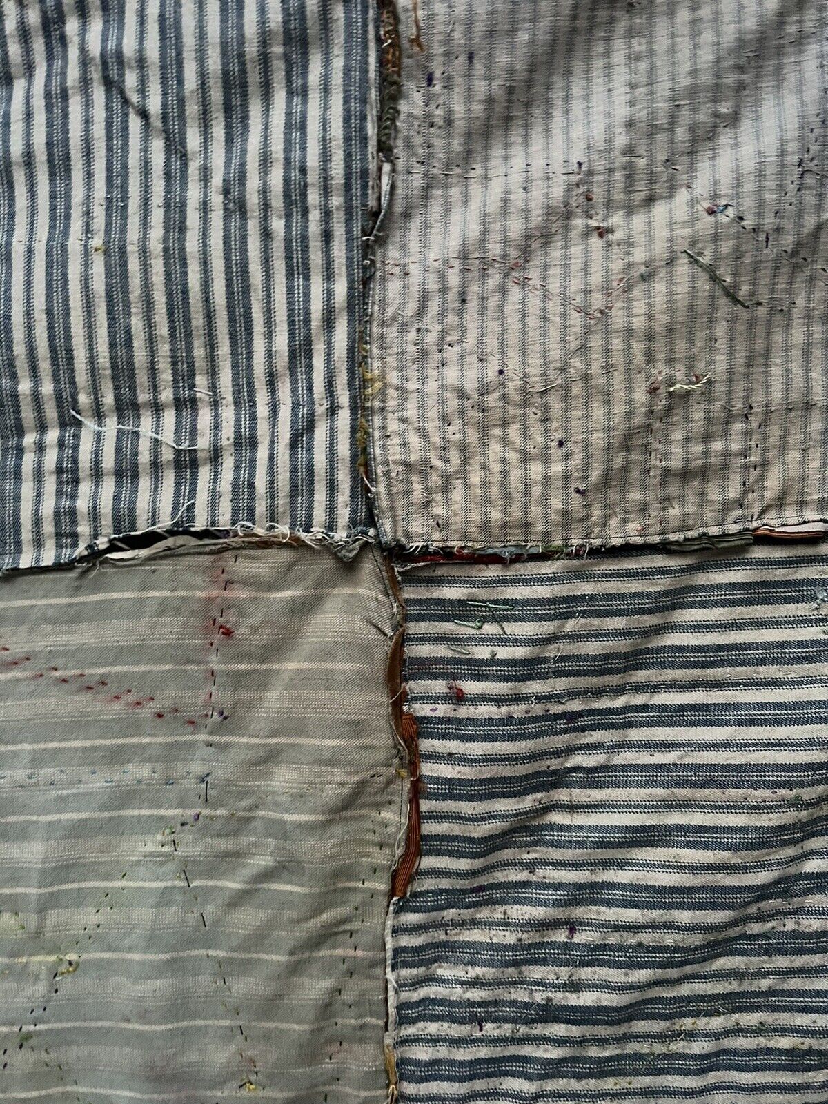Victorian Crazy Quilt Top, 1800s Velvet Silk
