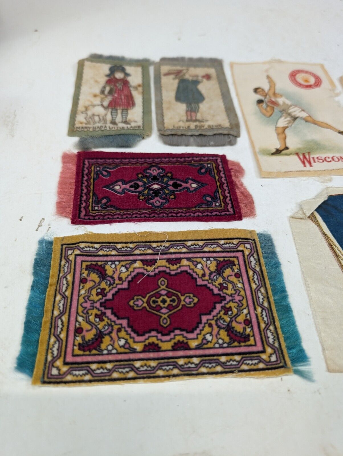 Antique Tobacco Silk Cards: Wisconsin Minnesota Sports