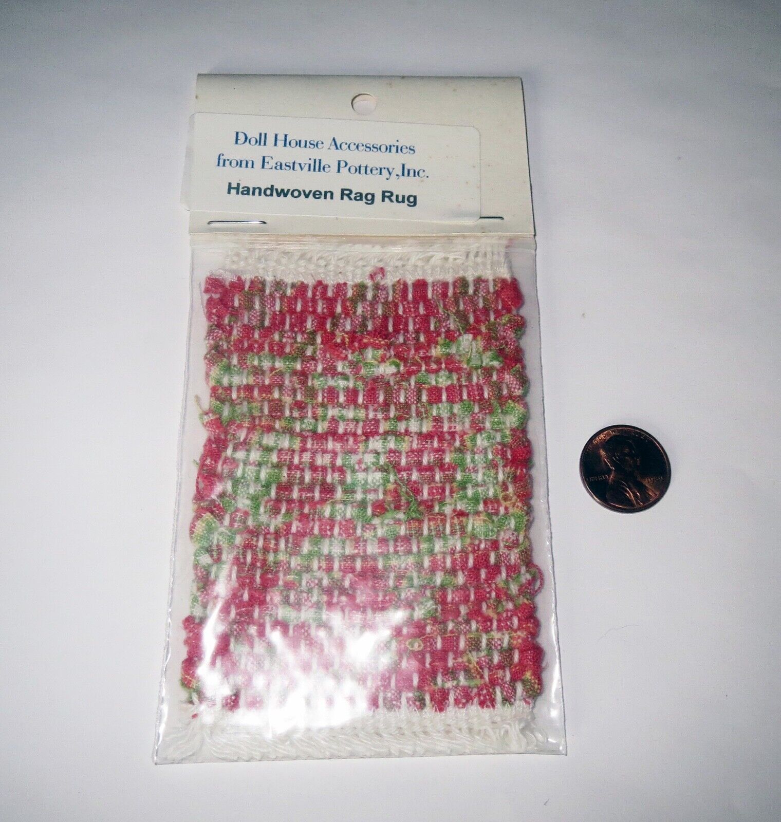 1800s Hand Woven Dollhouse Rag Rugs Set