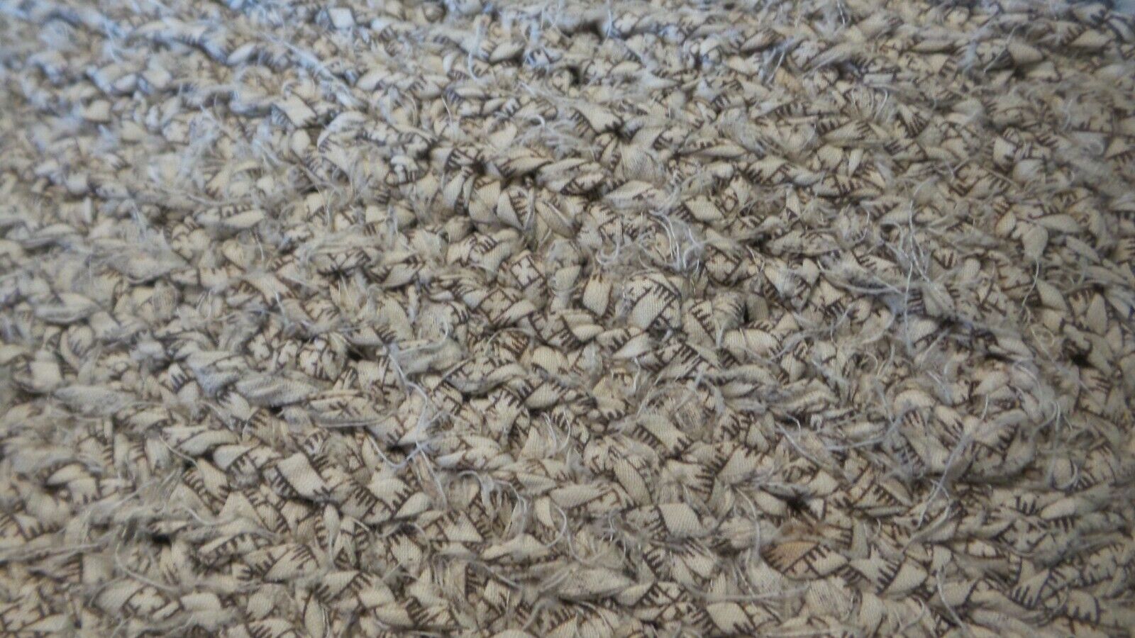 Vintage Unfinished Cotton Table Mat from 1800s