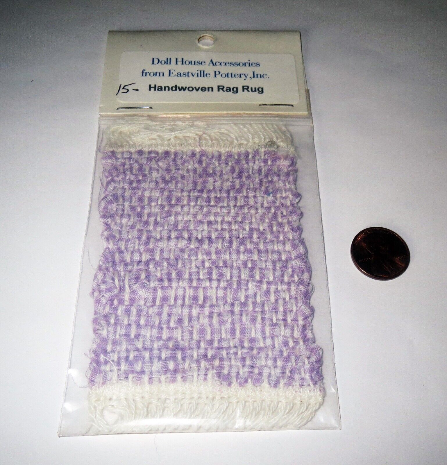 1800s Hand Woven Dollhouse Rag Rugs Set