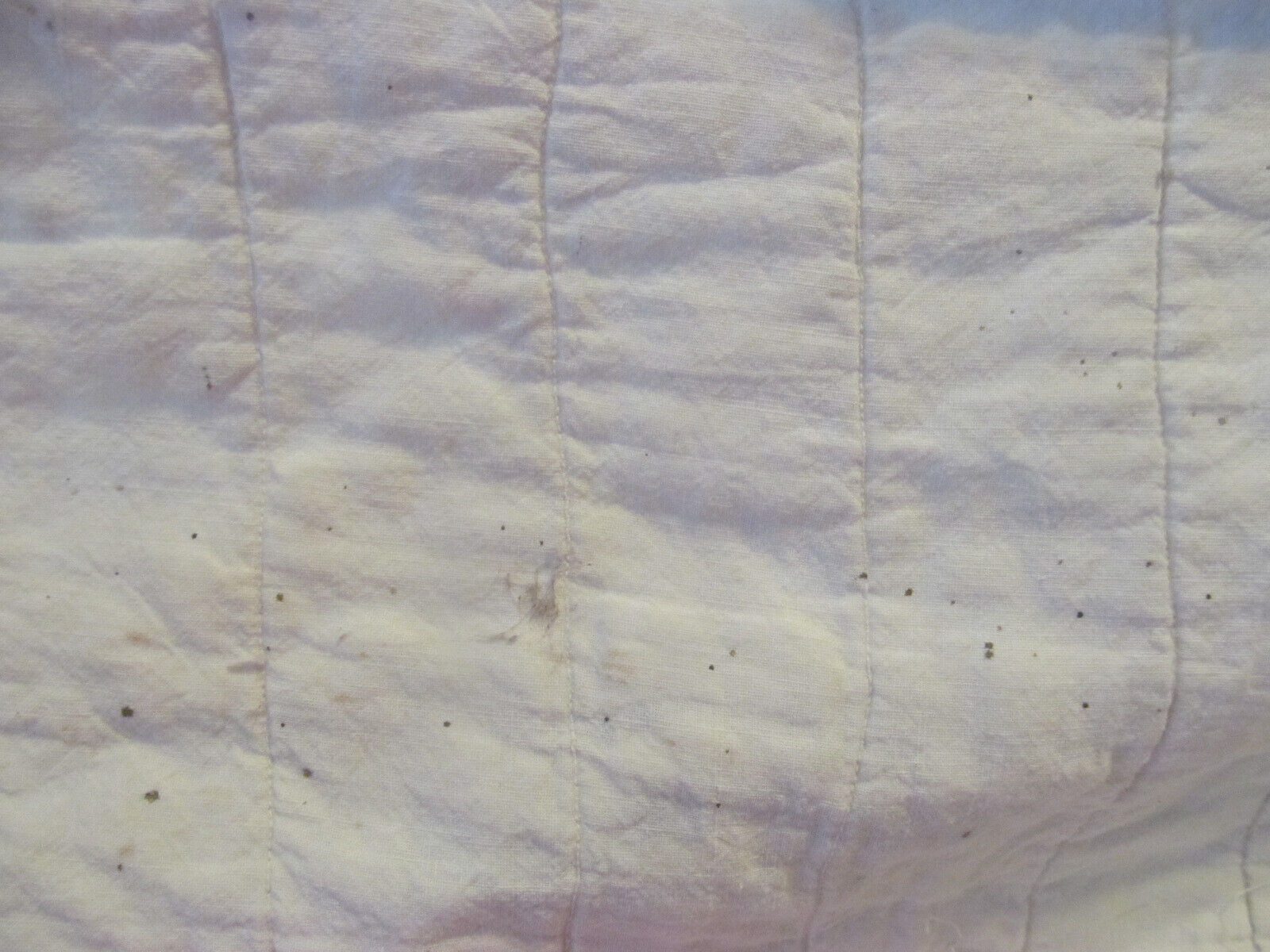 Late 1800s Indigo Blue & White Quilt 78x64