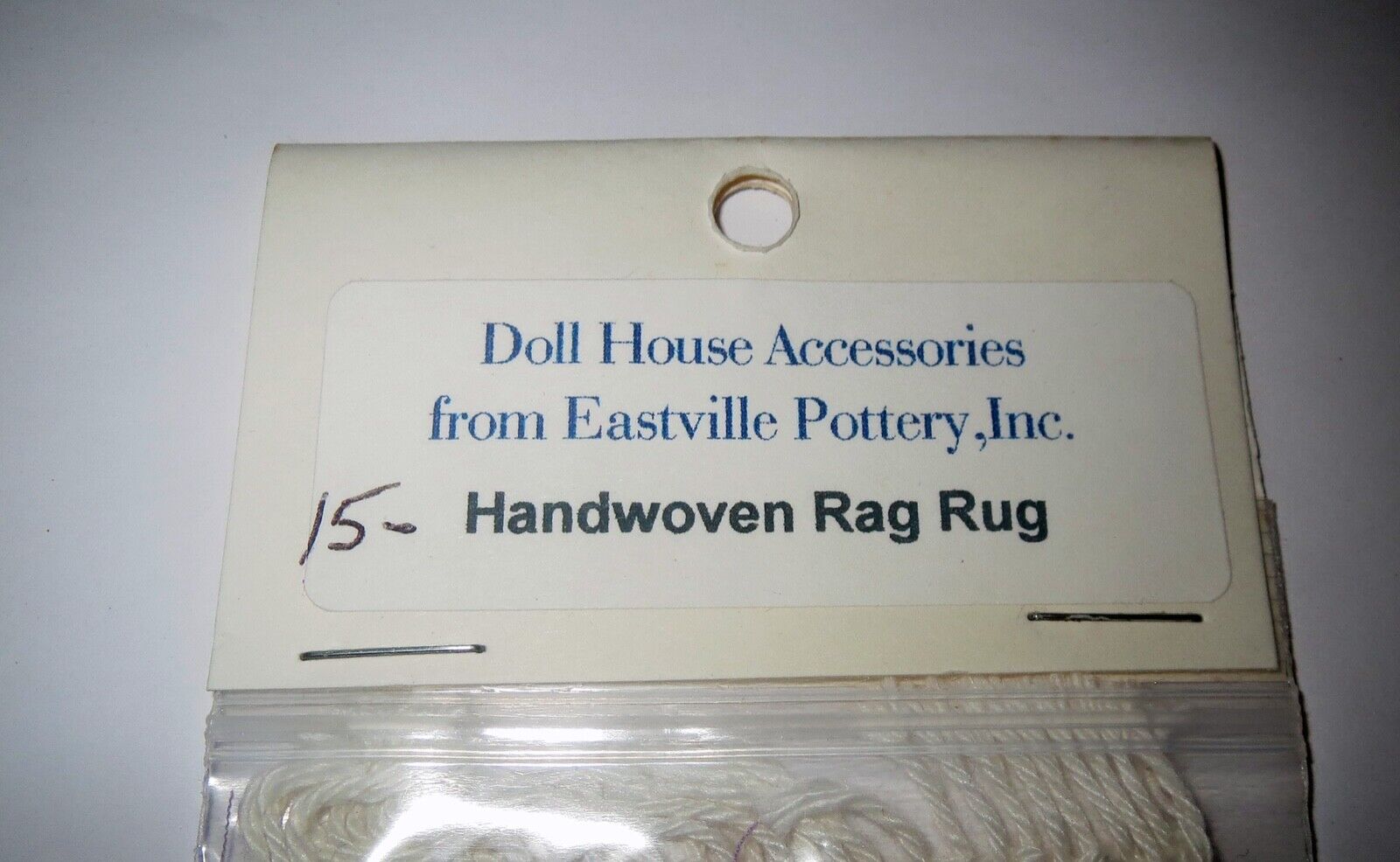 1800s Hand Woven Dollhouse Rag Rugs Set