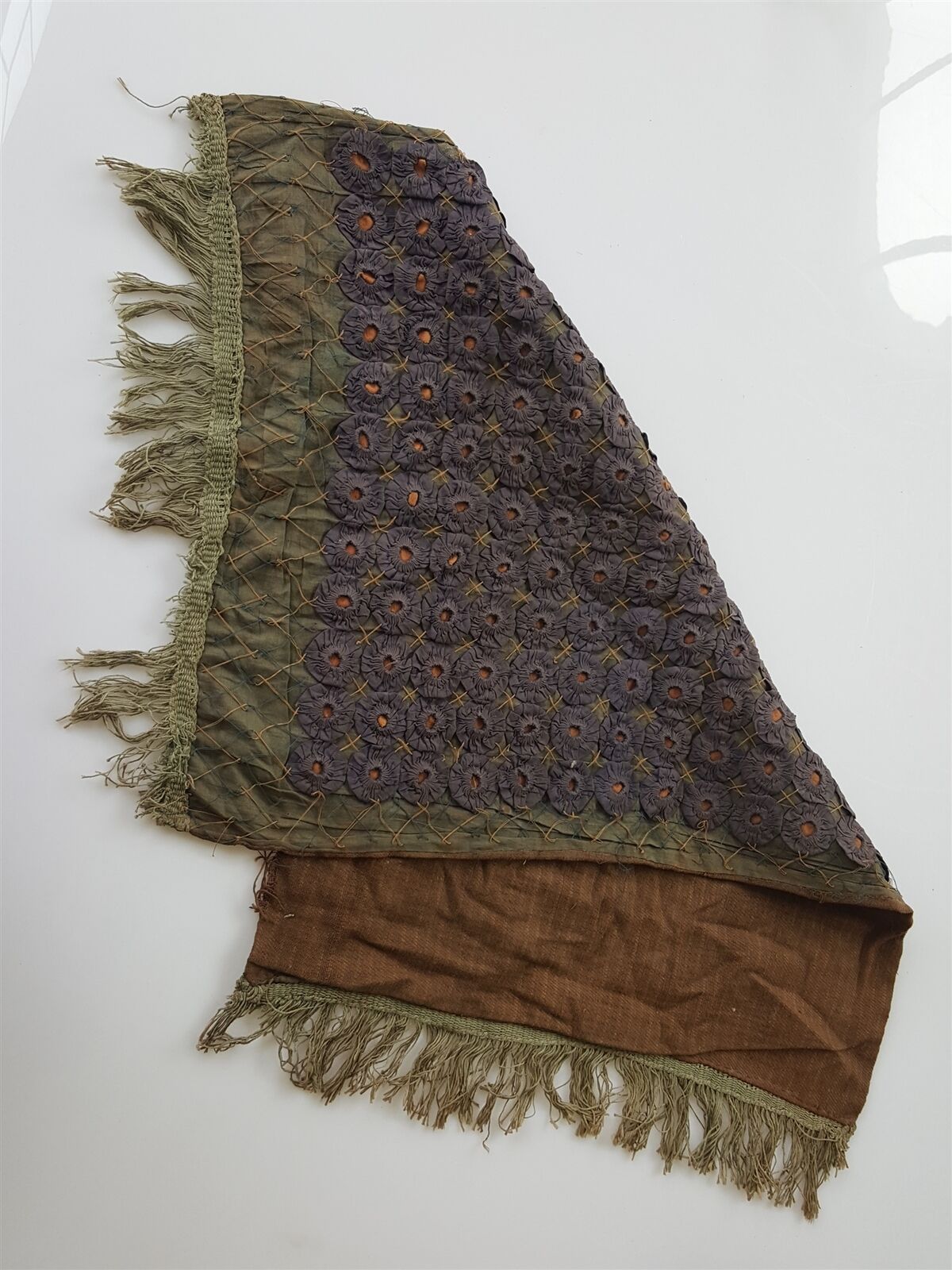 1800s Antique Fabric Table Runner - Americana Decor