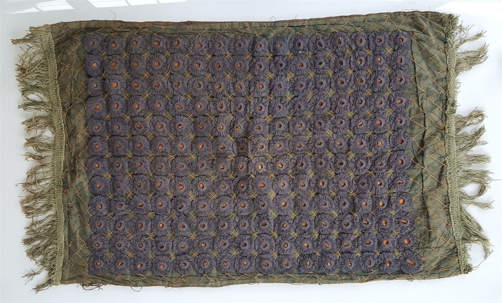 1800s Antique Fabric Table Runner - Americana Decor