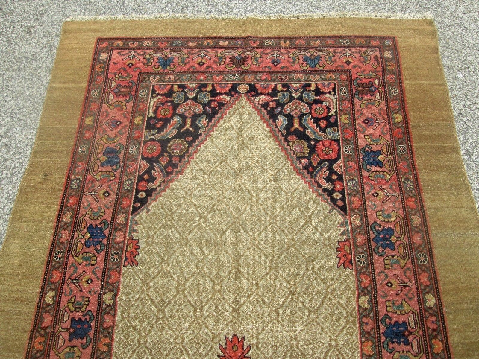 Antique N.W. Serab Oriental Rug, 1800s, 4.8x11.2