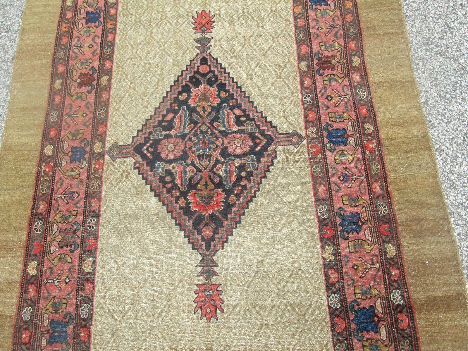 Antique N.W. Serab Oriental Rug, 1800s, 4.8x11.2