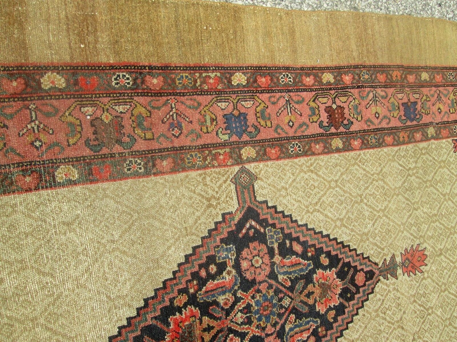 Antique N.W. Serab Oriental Rug, 1800s, 4.8x11.2