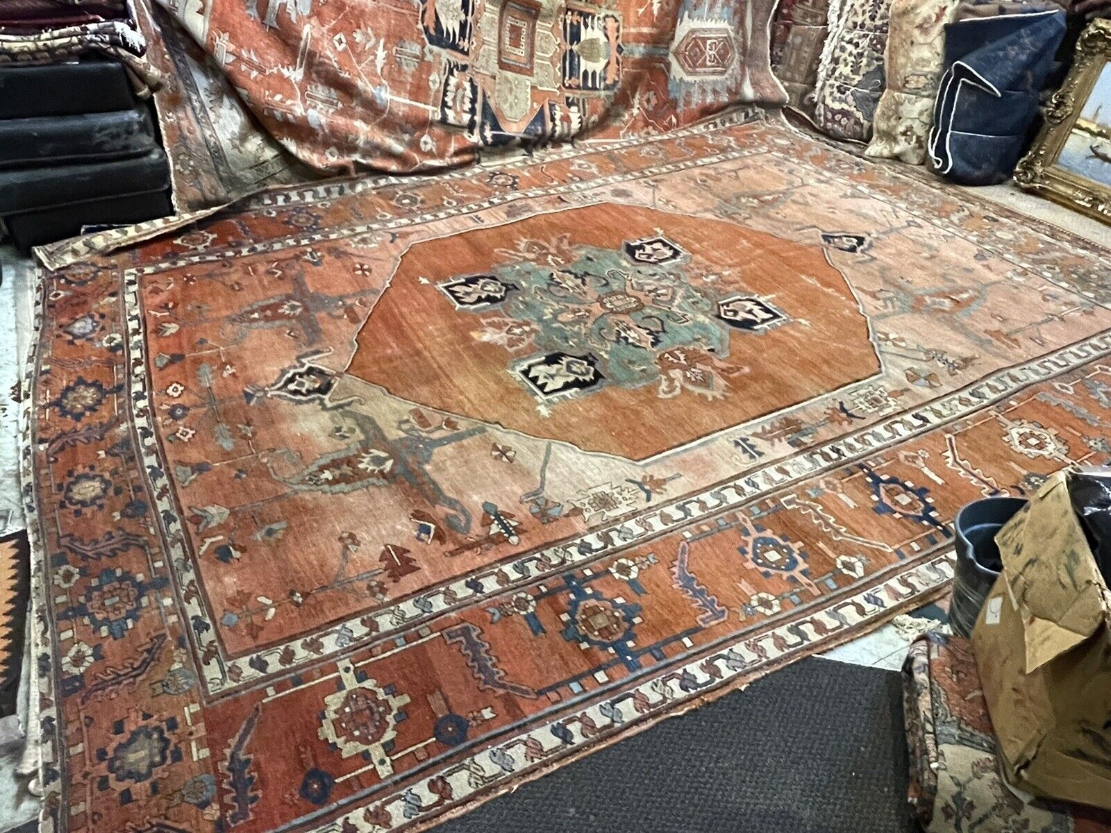 19th Century Serapi Rug - Mystical Art Investment
