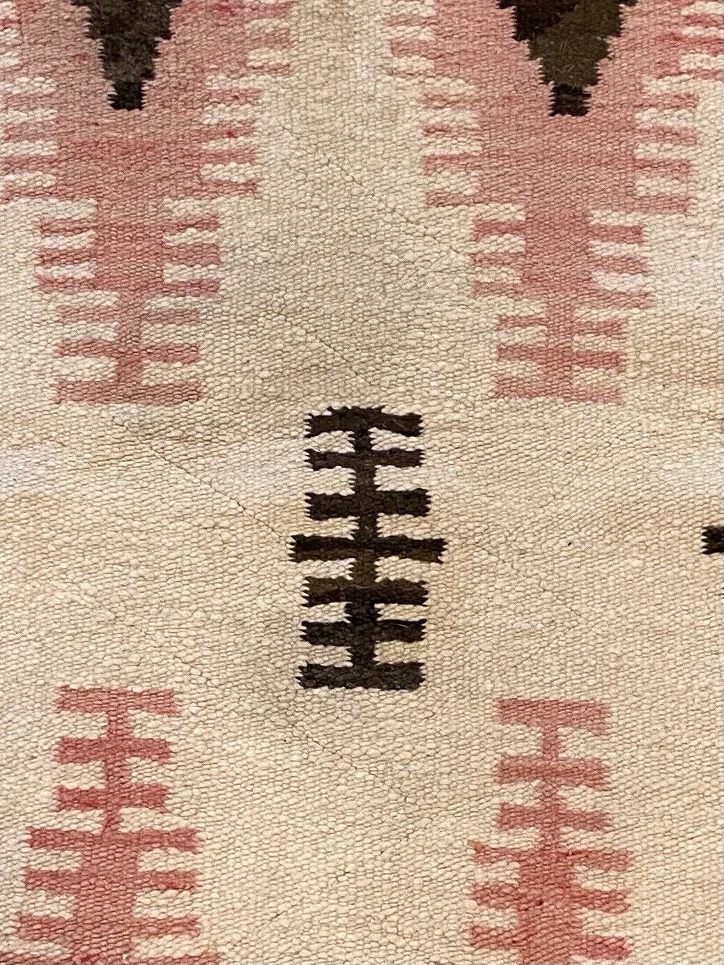 Navajo Area Rug 1800s-1900s 56"x23" Weaving