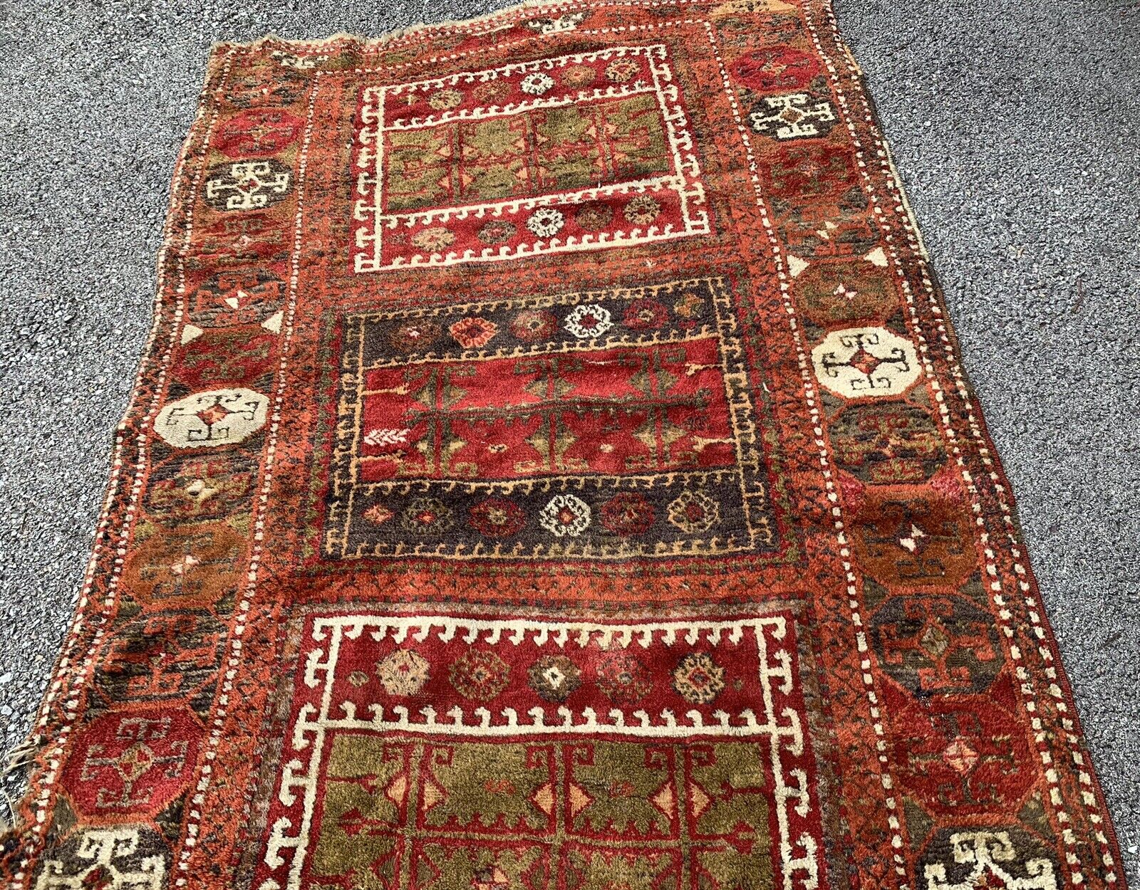 Circa 1900 Antique North West Persia Rug 3.9x6.1 Ft