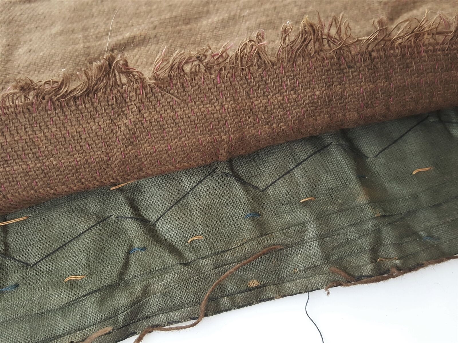 1800s Antique Fabric Table Runner - Americana Decor