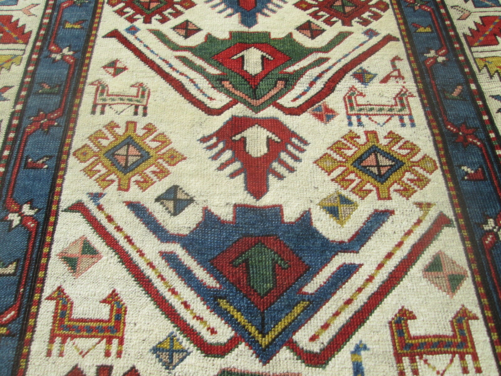 Rare Antique Shirvan Bidjov Caucasian Rug