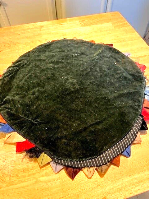 Antique Handcrafted Silk Table Center Cloth