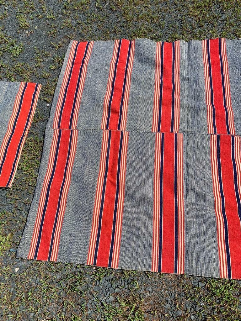 Antique Norwegian Handwoven Coverlet Tapestry, 1800s