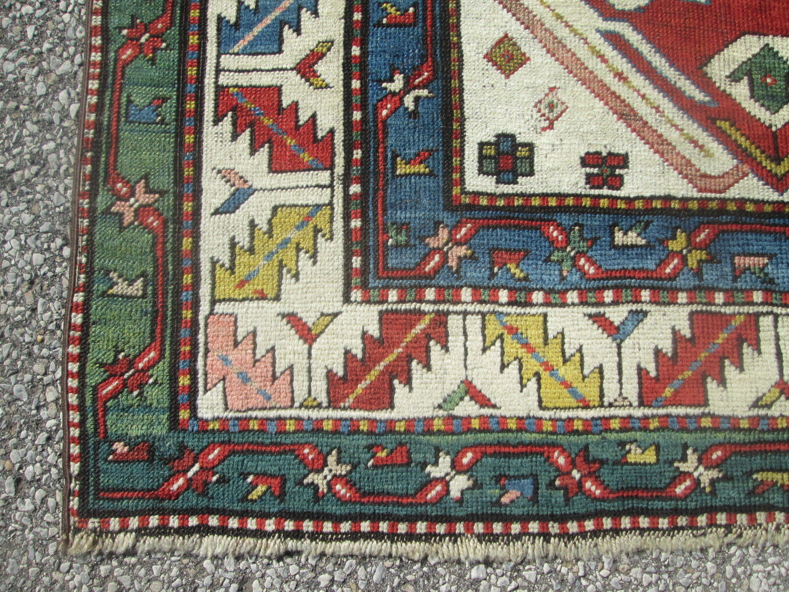 Rare Antique Shirvan Bidjov Caucasian Rug