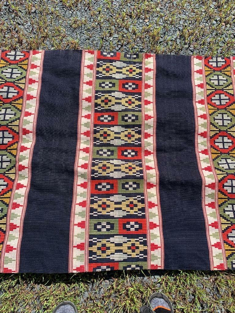 Antique Norwegian Handwoven Tapestry, 1800s, XL 9'x3