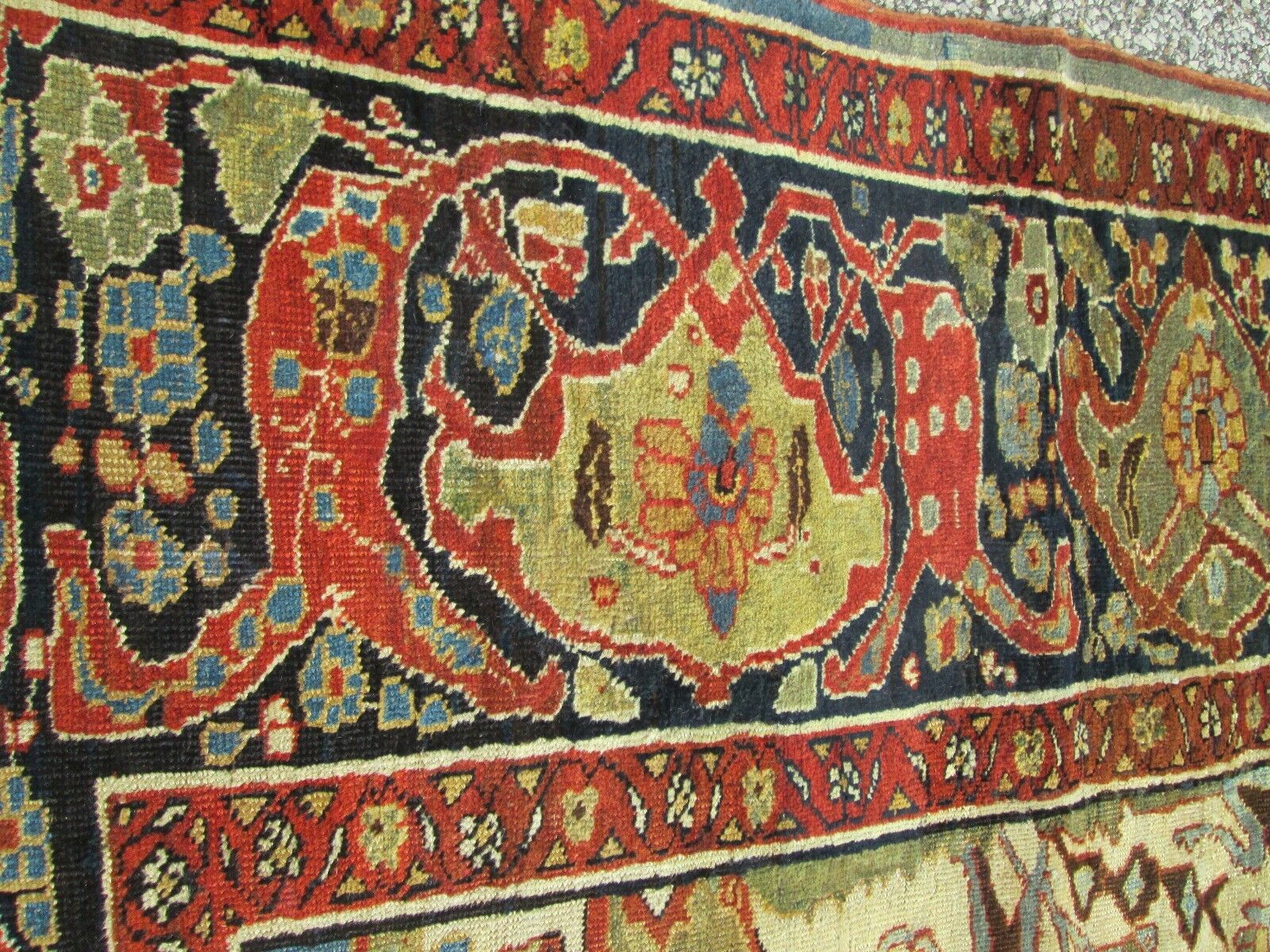 Oriental Serapi Carpet Rug 11 x 18