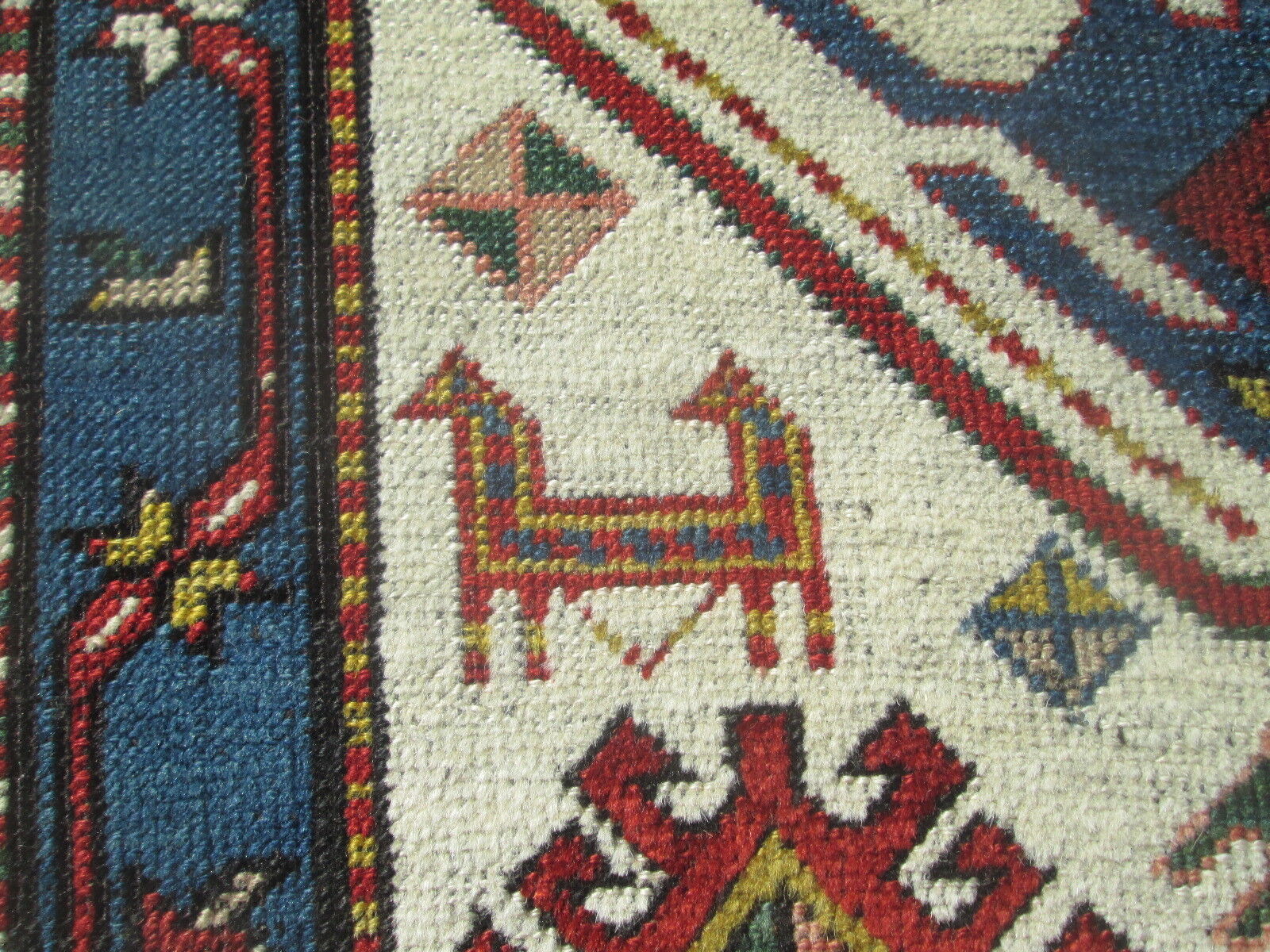Rare Antique Shirvan Bidjov Caucasian Rug