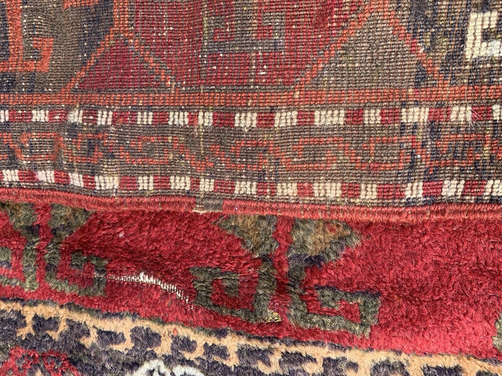 Circa 1900 Antique North West Persia Rug 3.9x6.1 Ft