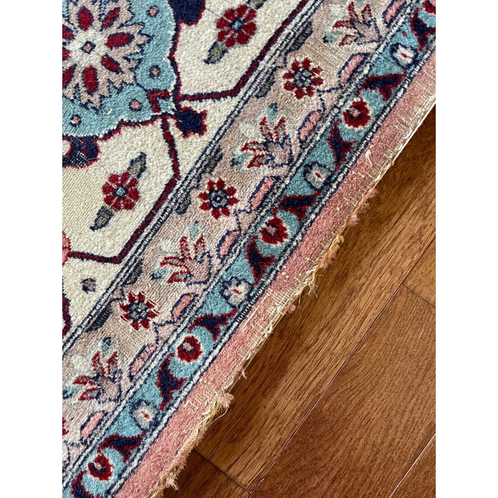 Early 1900s Hand Knotted Wool Rug, 12'9" x 9'1