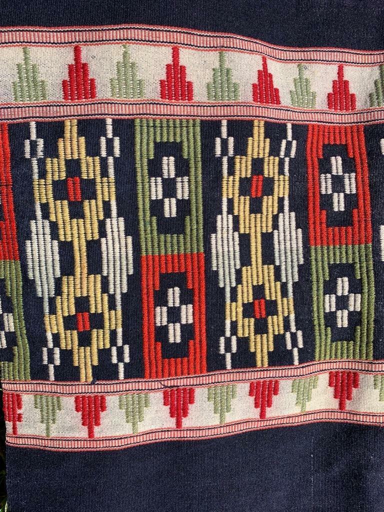 Antique Norwegian Handwoven Tapestry, 1800s, XL 9'x3