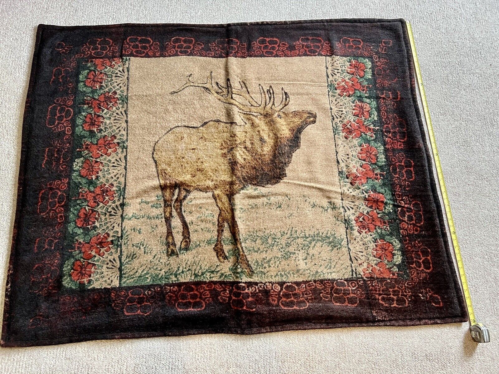 Victorian Horsehair Buggy Lap Blanket 48x60