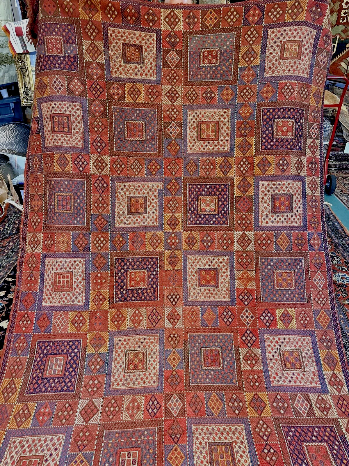 19th Century Rare Caucasian Verne Collectible Textile