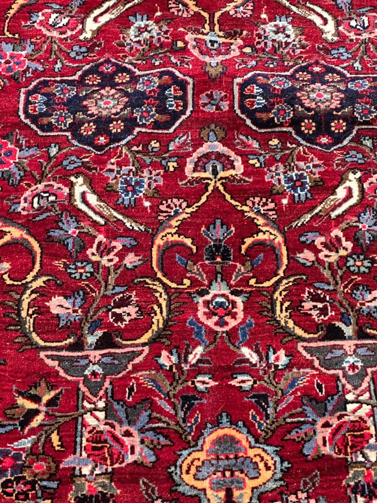 1800s Museum Quality Garus Rug, 7'6"x11
