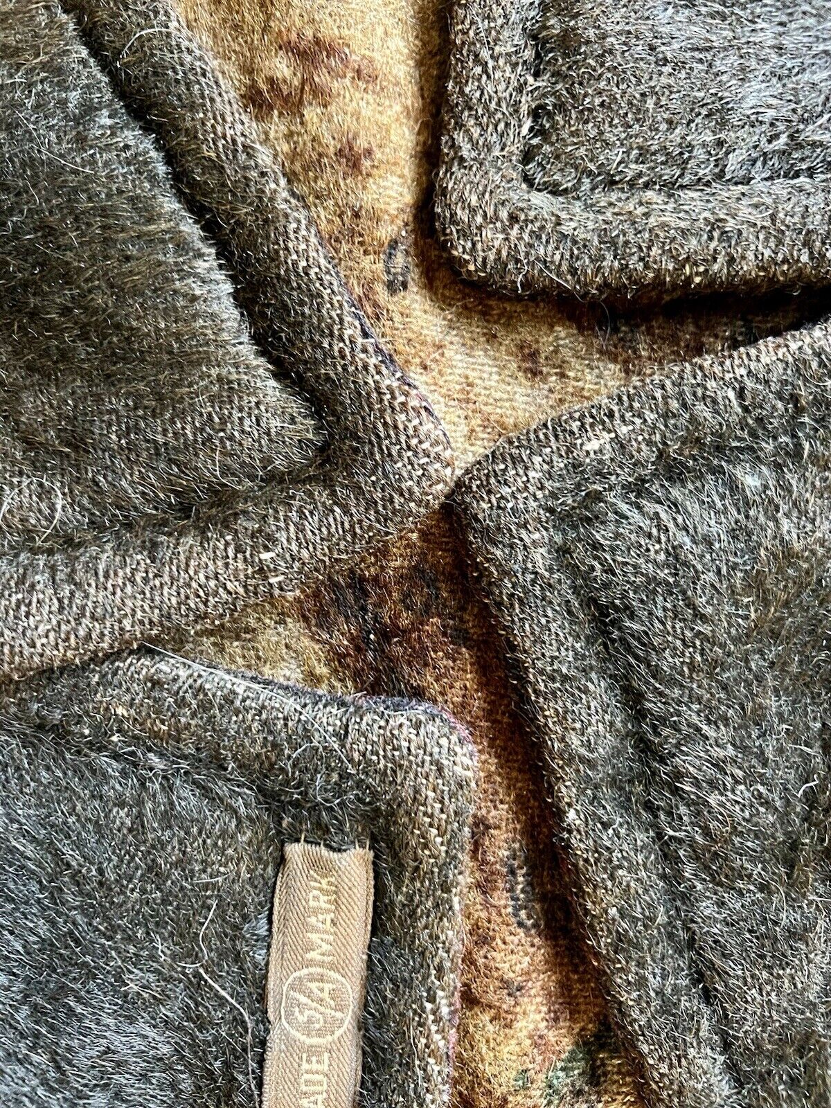 Victorian Horsehair Buggy Lap Blanket 48x60