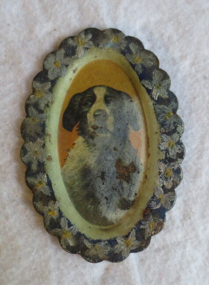 1900s Dr Pepper Advertising Dog Tip Tray