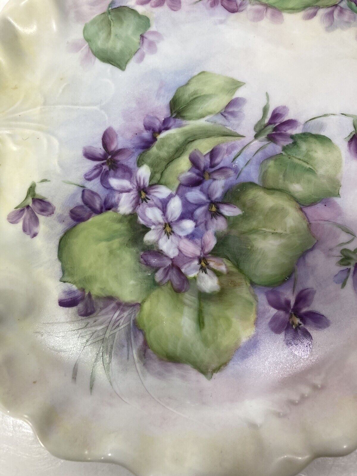 Vintage Celine Newell Hand Painted Porcelain Tray
