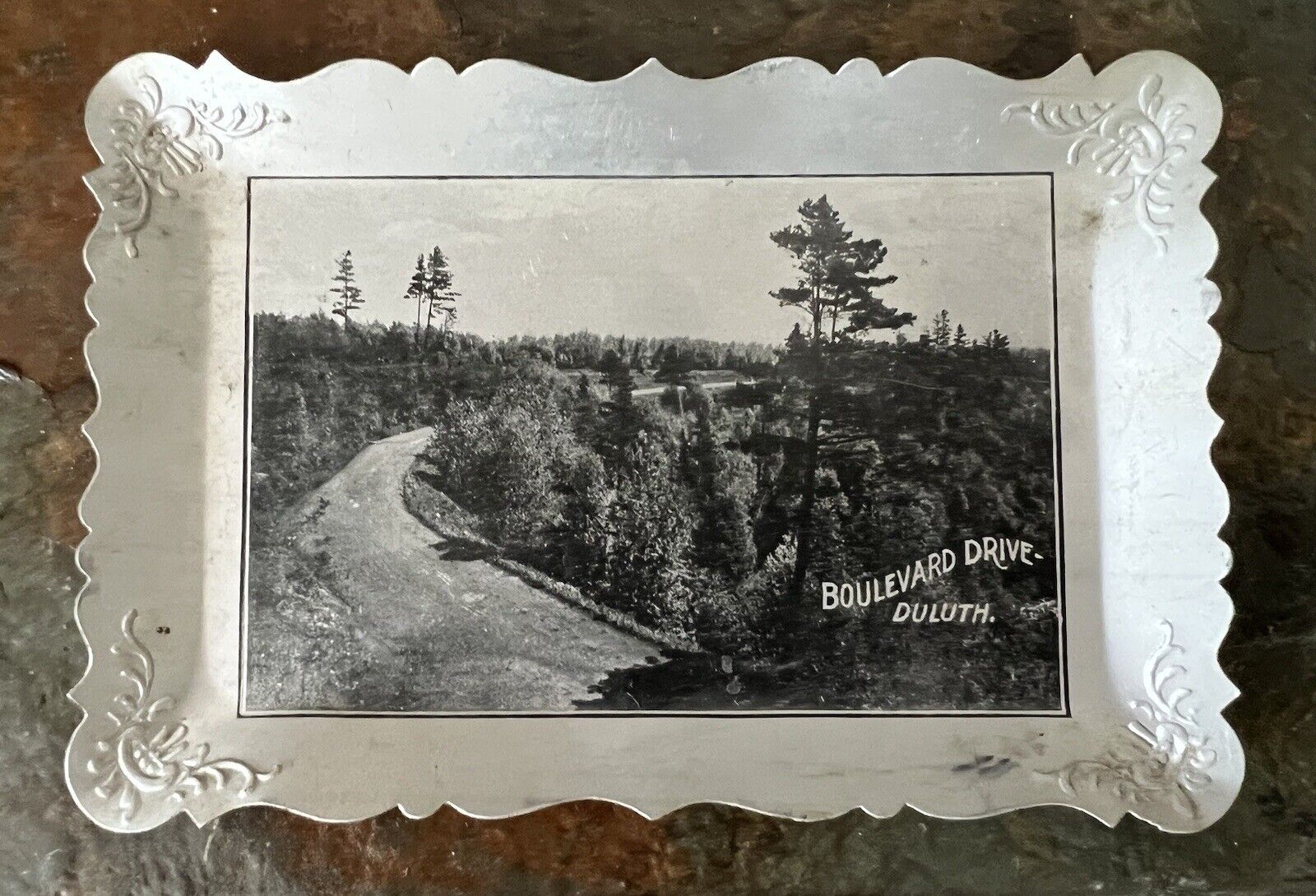 Antique Duluth Boulevard Drive Tip Tray 1900s