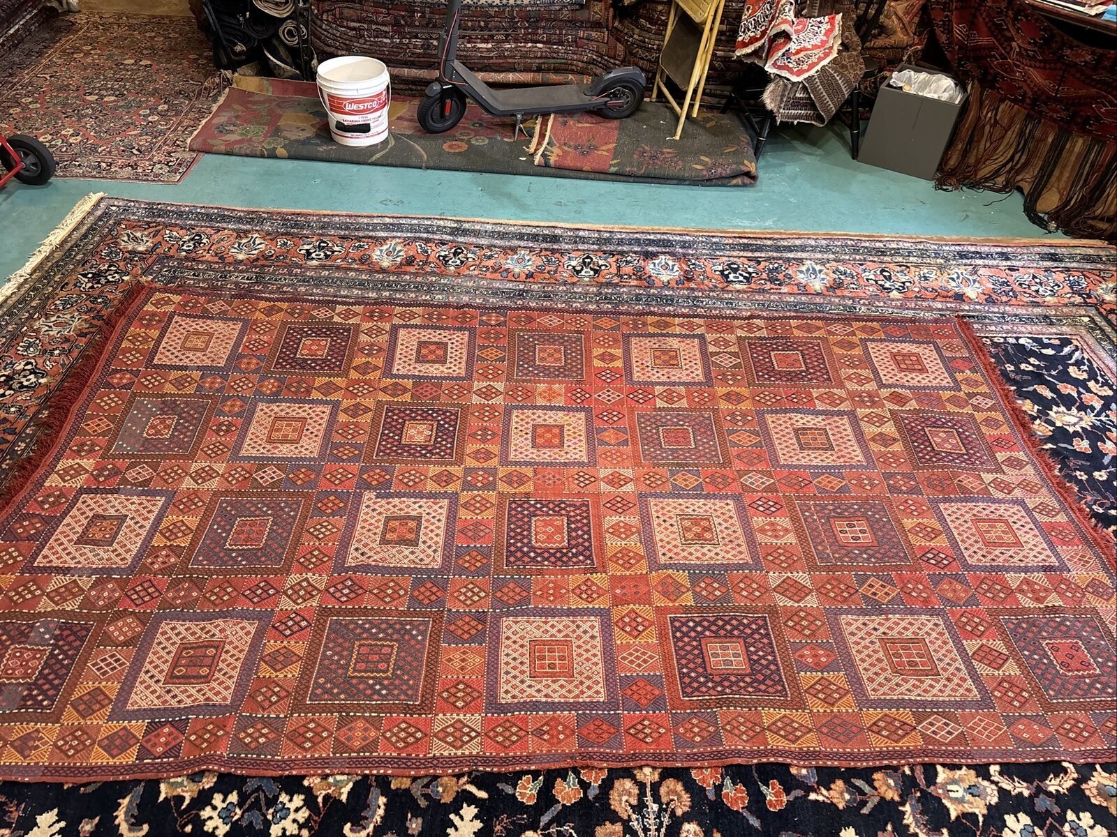 19th Century Rare Caucasian Verne Collectible Textile
