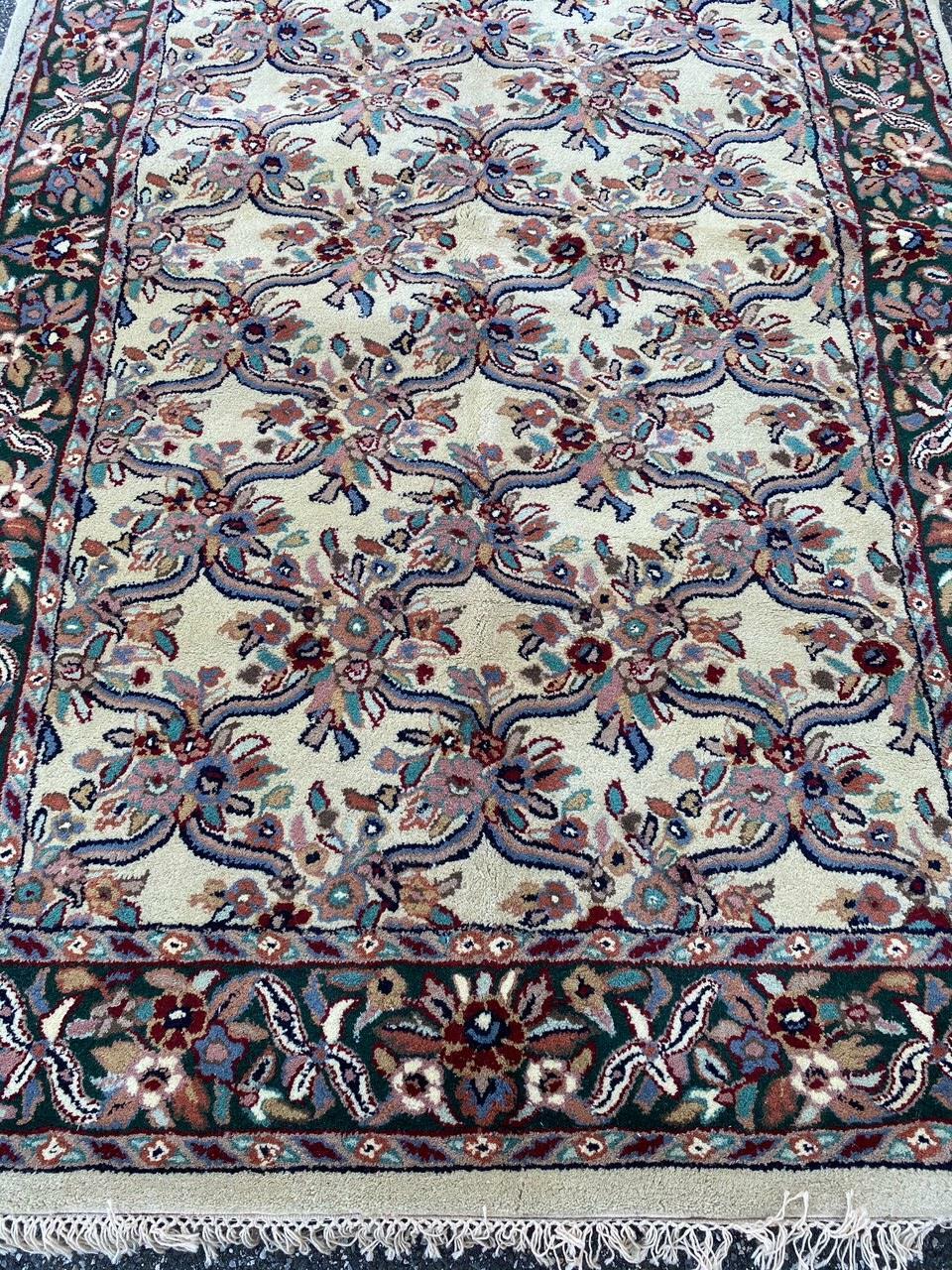Hand-Tufted Heavy Wool Pile Area Rug 5x8