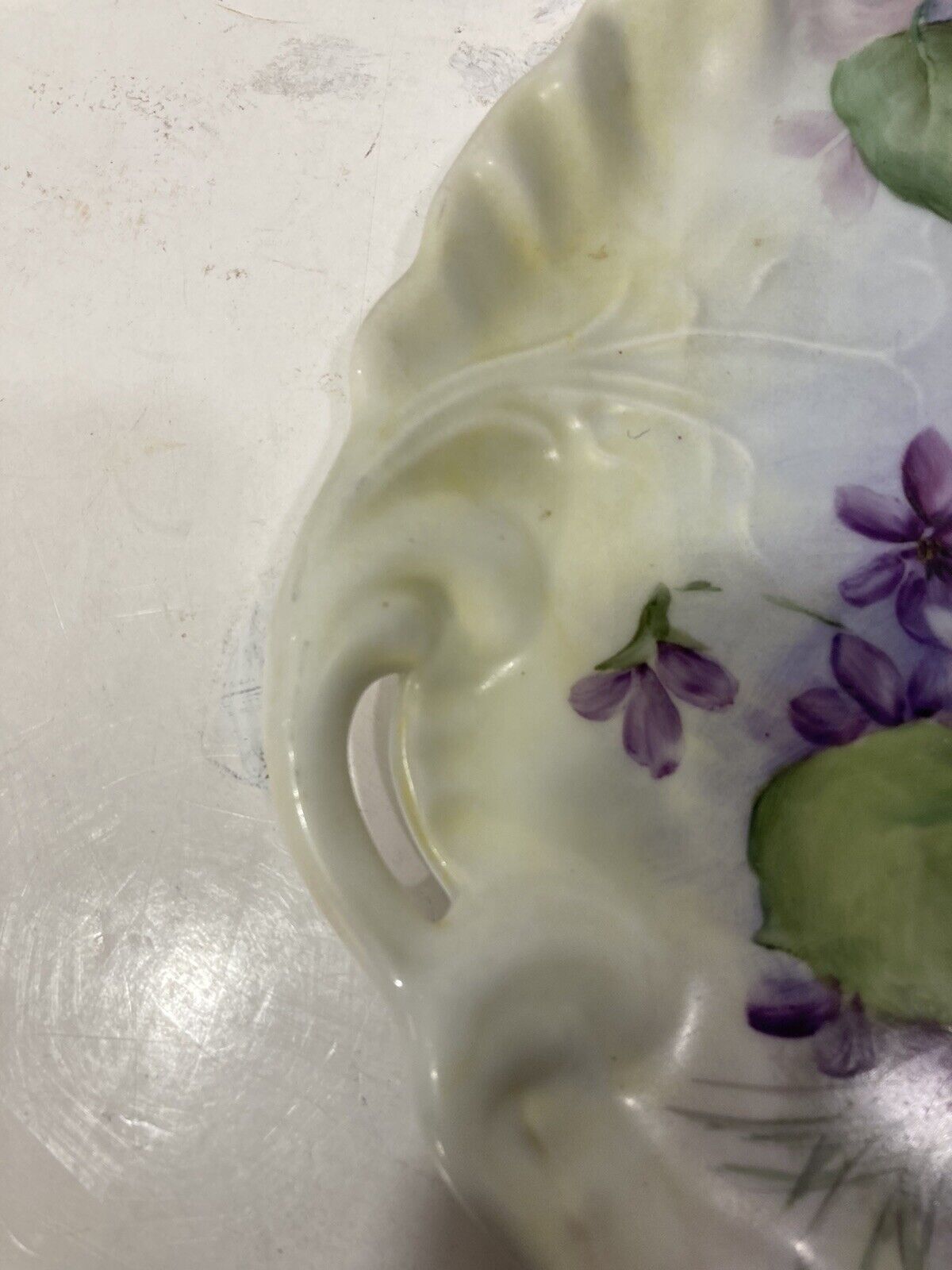 Vintage Celine Newell Hand Painted Porcelain Tray