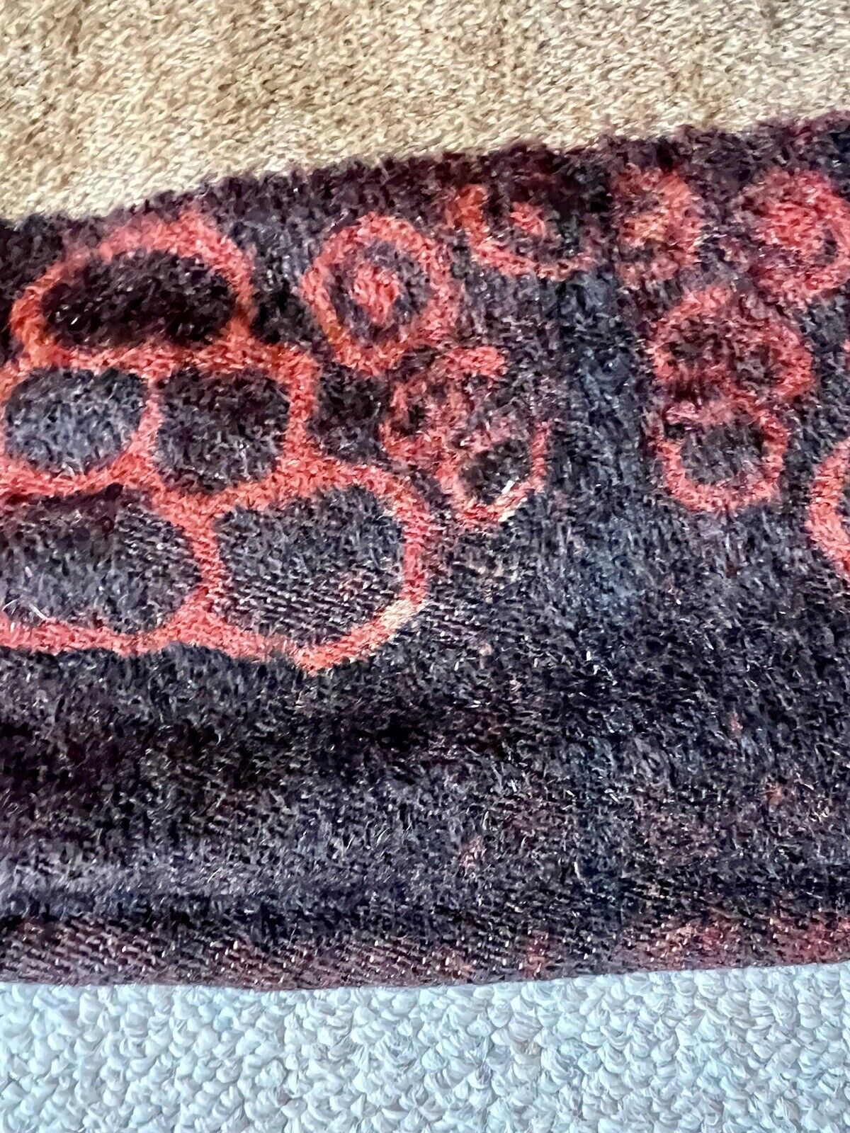 Victorian Horsehair Buggy Lap Blanket 48x60