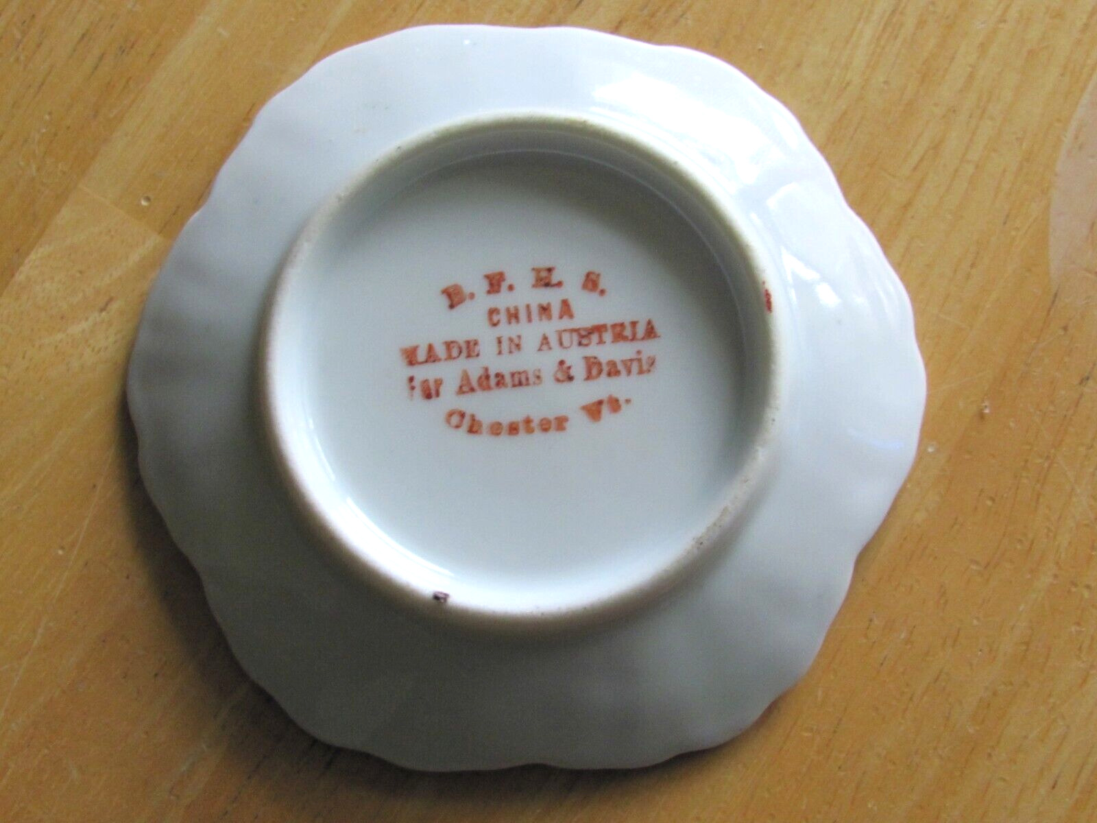 1900s Small Tray from Adams & Davis Store