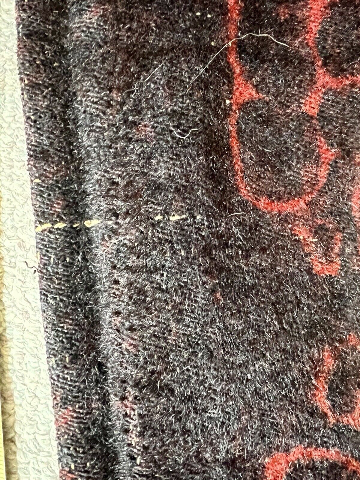 Victorian Horsehair Buggy Lap Blanket 48x60