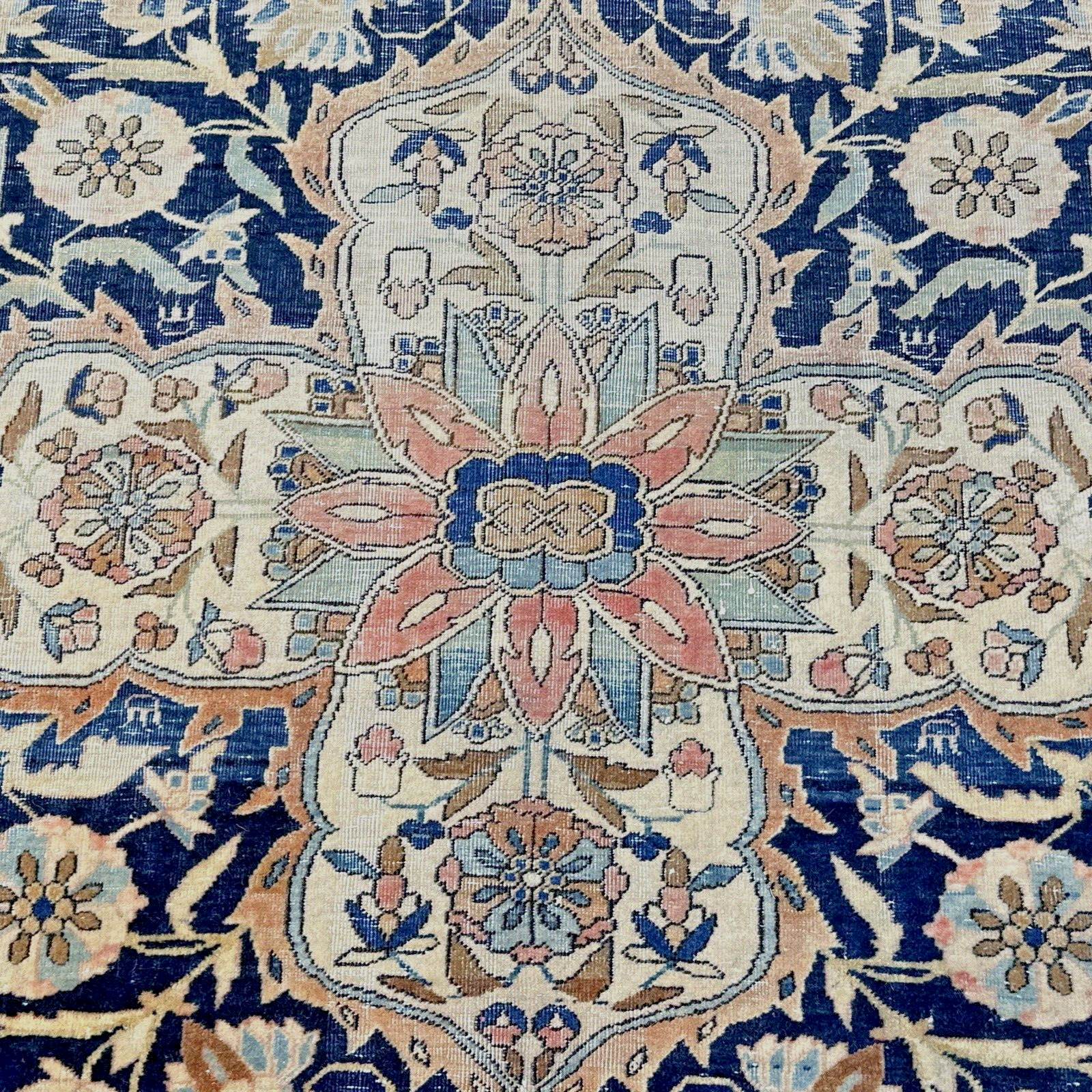 19th Century Mohtashem Kashaan Vintage 7x10 Rug