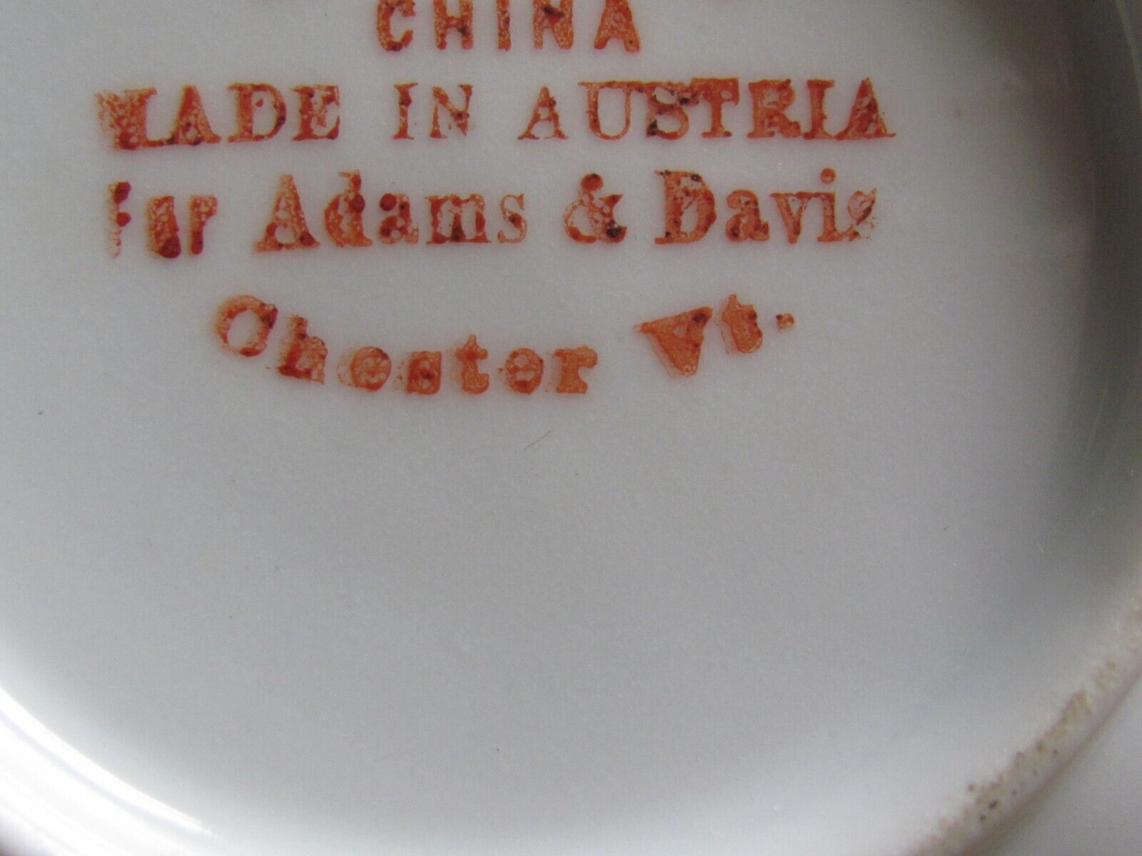 1900s Small Tray from Adams & Davis Store