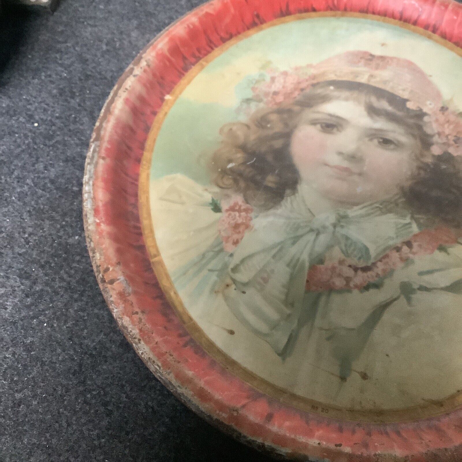 Antique Early 1900s Tin Beer Tray