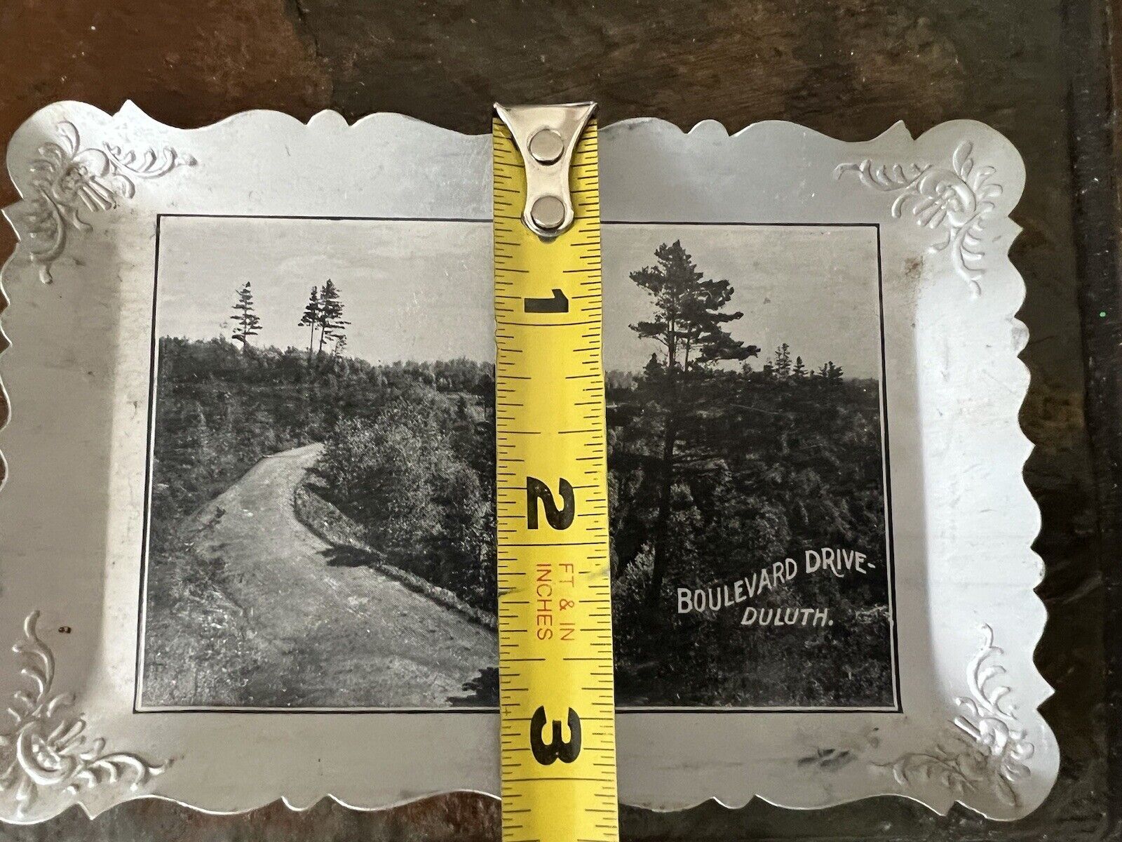 Antique Duluth Boulevard Drive Tip Tray 1900s