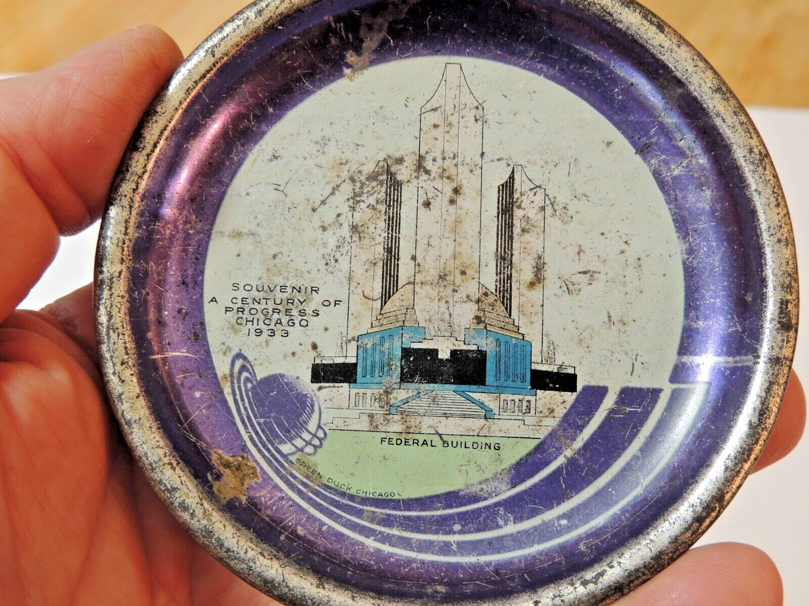 Vintage Fairy Soap and Rye Tip Tray Set