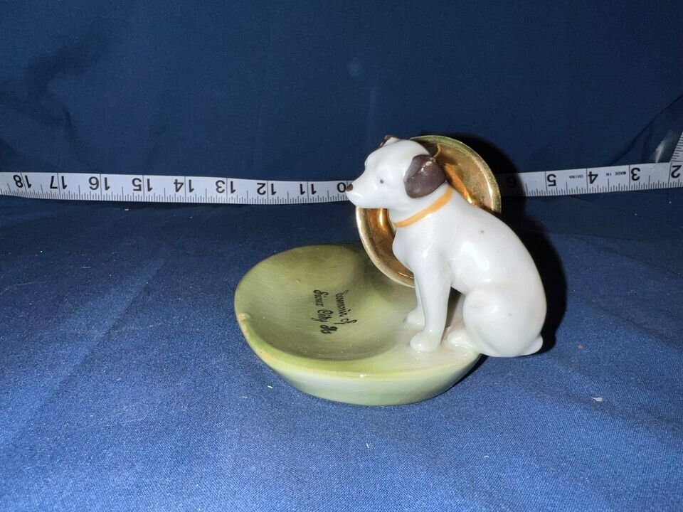Sioux City Nipper Antique Souvenir Pin Tray