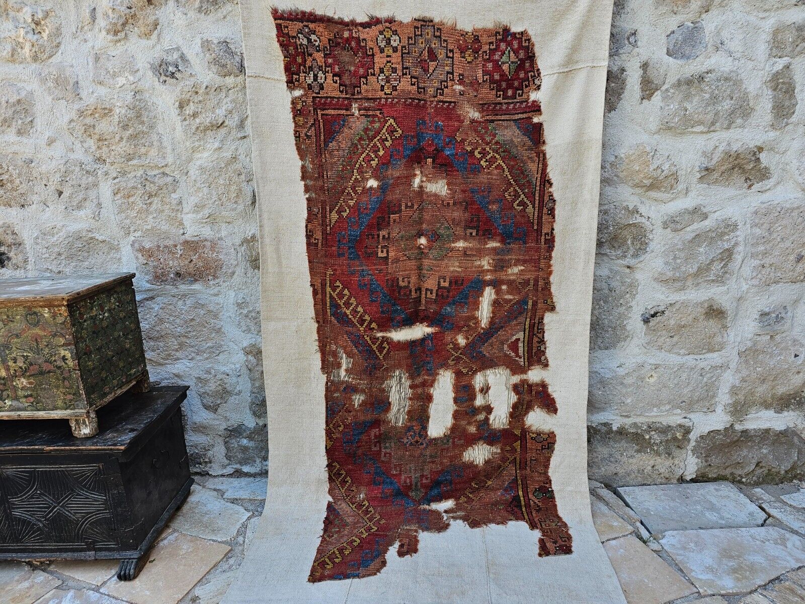 18th Century Anatolian Konya Carpet Fragment